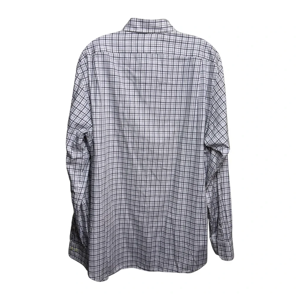 Polo Ralph Lauren Men's Long‎ Sleeve XL Performance Crisp Tattersall Plaid Luxe